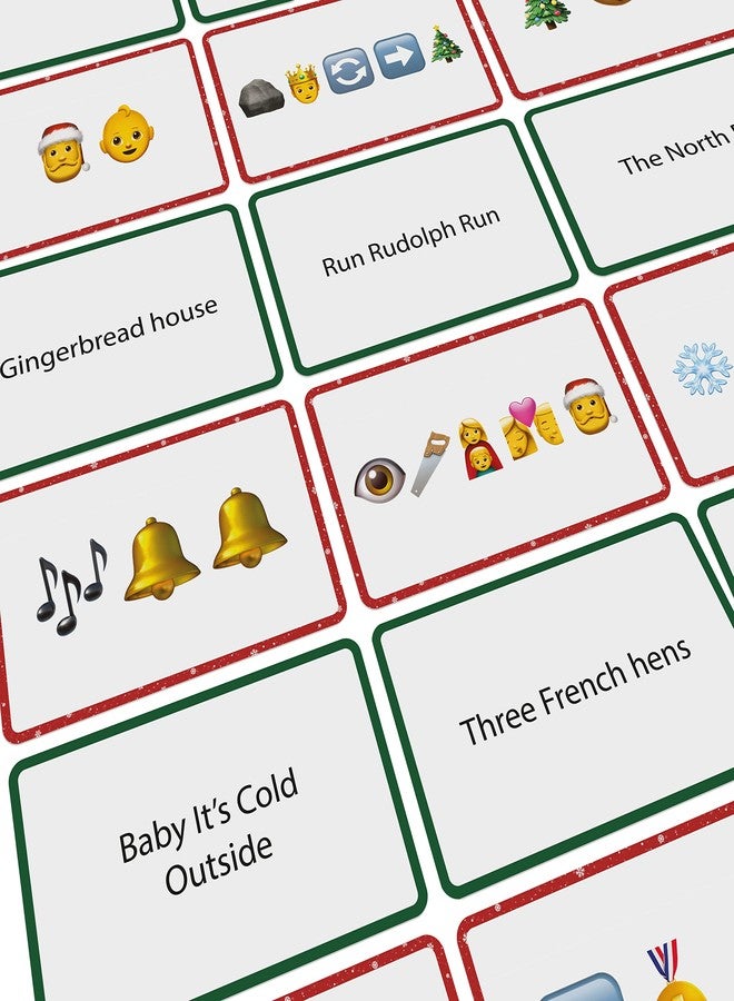 Bubblegum Stuff - Name The Emoticon Game - Christmas Edition - Guess Christmas Item Funny Emoji Flash Card Board Game - Fun Memory Game - Suitable for Family, Kids, Teenagers & Adults… - Image 5
